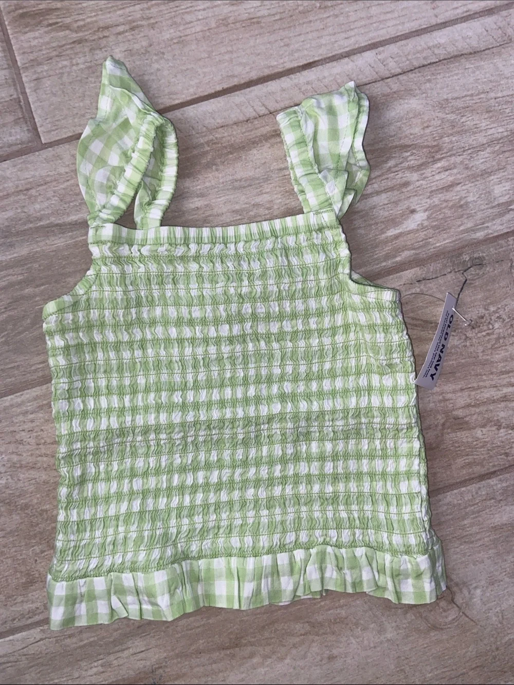 Gap Girls XS Outfit Sets Pink Corduroy Pleated Skirt Green Roughed Top Shirt